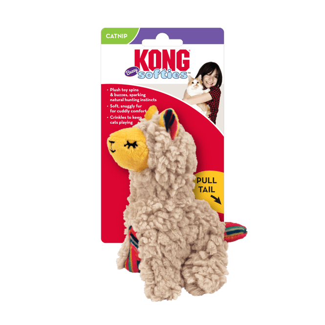 Hovedbilde Katteleke KONG Softies Buzzy Lama