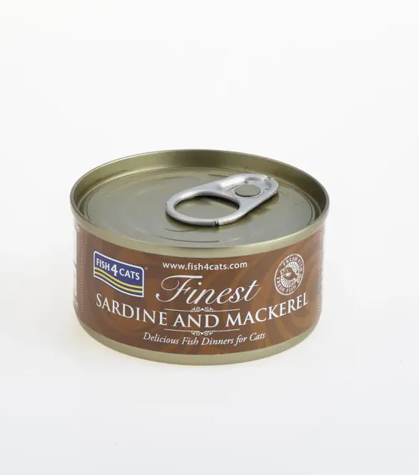 Hovedbilde F4C Cats Wet Sardine and Macarel 70 g