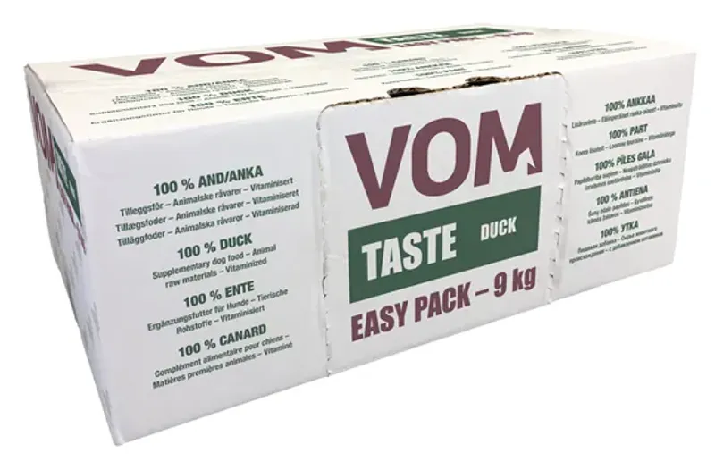 VOM Easy Pack Taste and tilleggsfor 9 kg