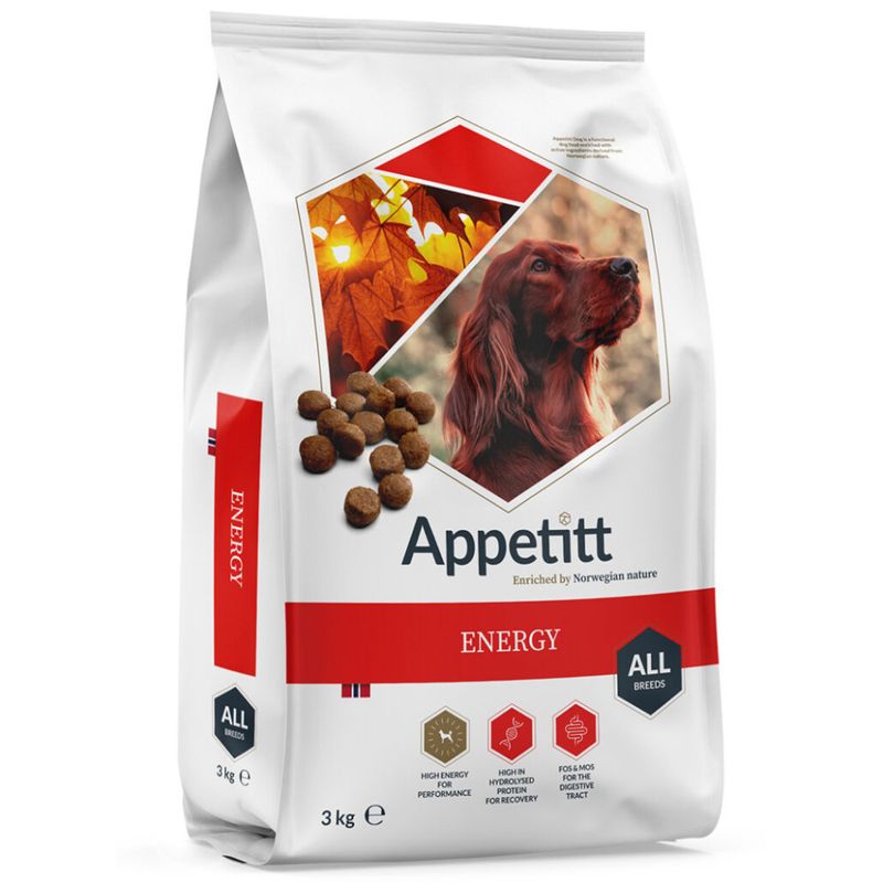 Appetitt Hundefôr Energy 3 kg