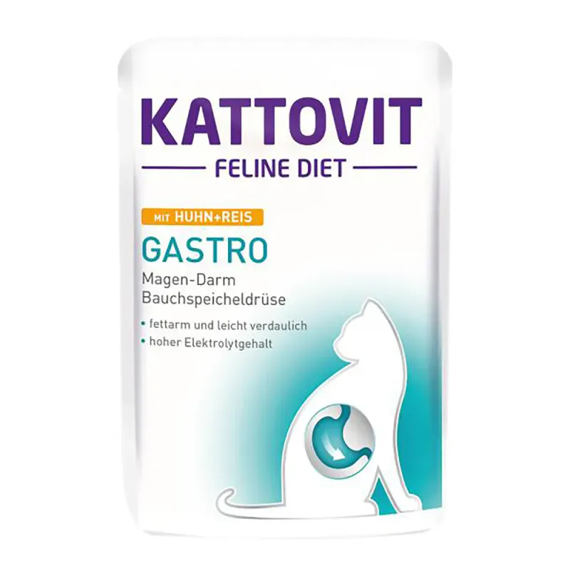 Kattovit Feline Diet Gastro Chicken and Rice 85gr