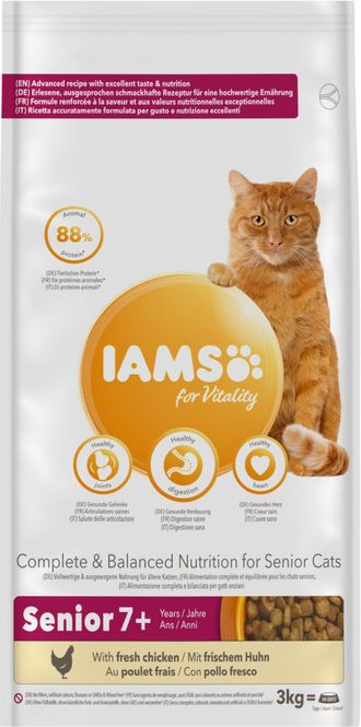 Hovedbilde IAMS kattemat Vitality Mature & Senior kylling ...