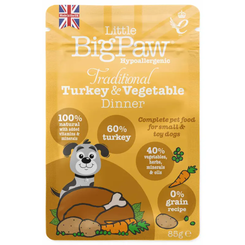 Lbp Pouch Turkey & Vegetable 85g