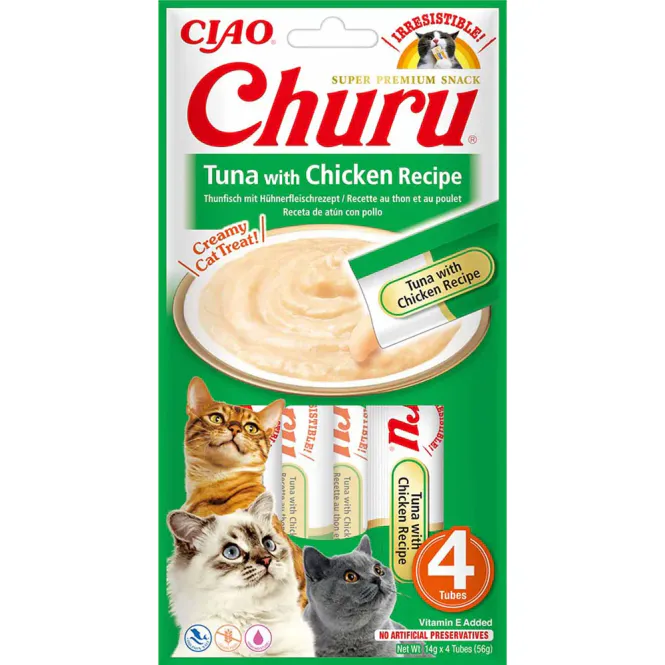 Hovedbilde Churu Cat Tuna and Chicken 4st