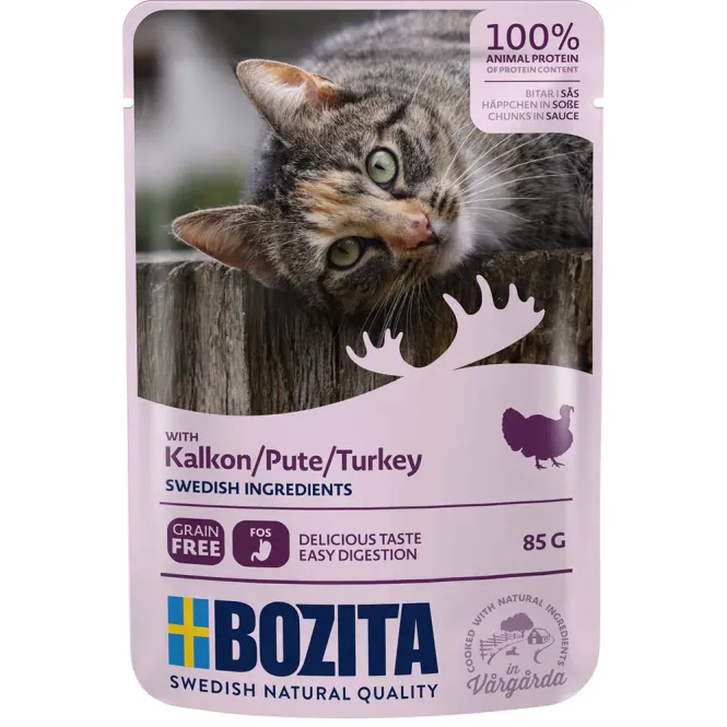 Hovedbilde Bozita Feline Kalkun Saus 85g