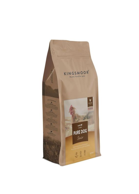 Kingsmoor pure chicken Senior all breeds dog 2,5 kg