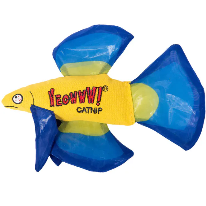 Hovedbilde Yeowww Catnip Mo Betta Fish 16,5x12,7x2,5cm
