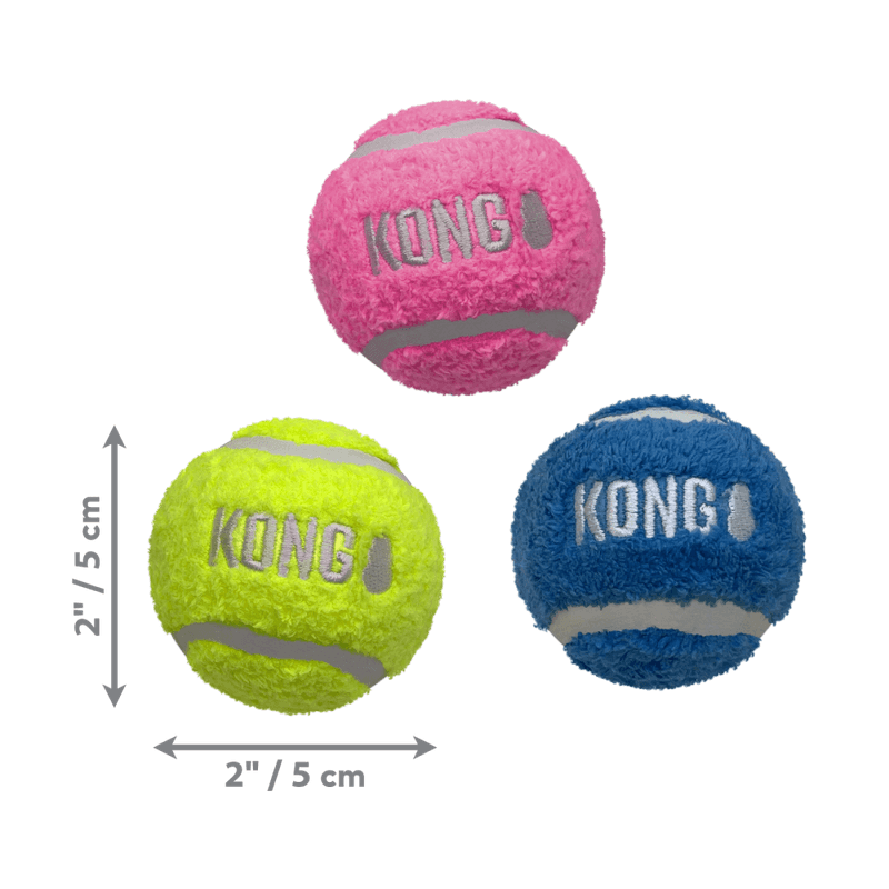 Hundeleke KONG Sport Softies Balls 3 pk S