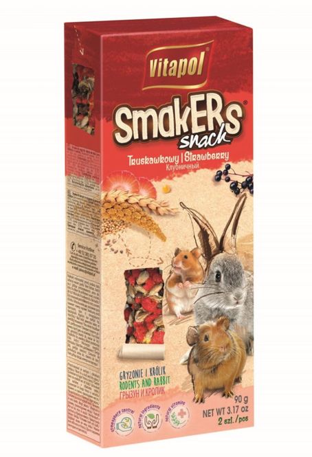 Hovedbilde Smakers Gnager m/ Jordbær 2 stk