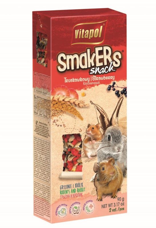 Smakers Gnager m/ Jordbær 2 stk