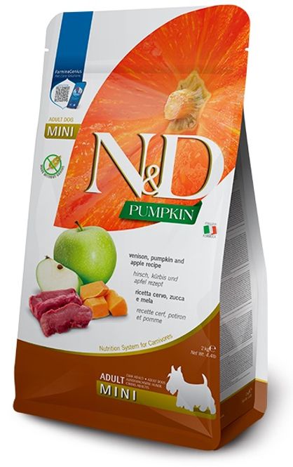 Hovedbilde FARMINA N&D Hundefor Vilt og Eple Adult mini 2kg