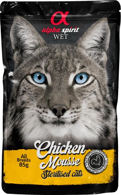 Hovedbilde Alpha Spirit Cat Pouch Mousse for steriliserte ...