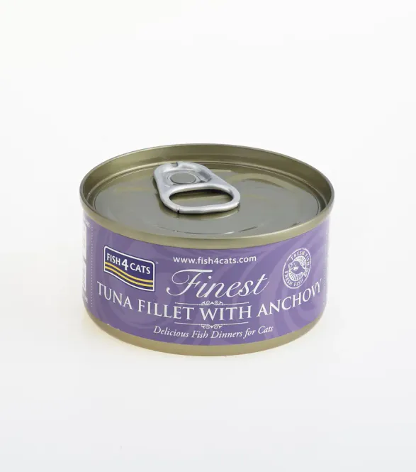 Hovedbilde F4C Cats Wet Tuna Anchovy 70 g