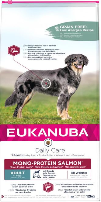 Hovedbilde EUKANUBA Daily Care Adult Mono Protein Laks 12kg