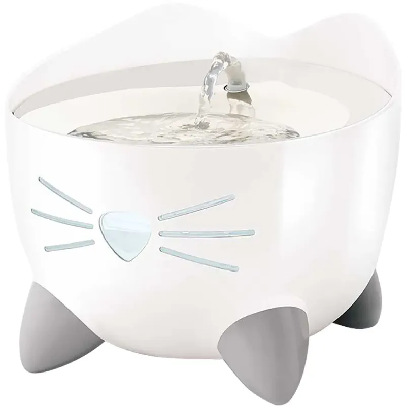 Catit Pixi Vannautomat 2,5l Rustfri Hvit