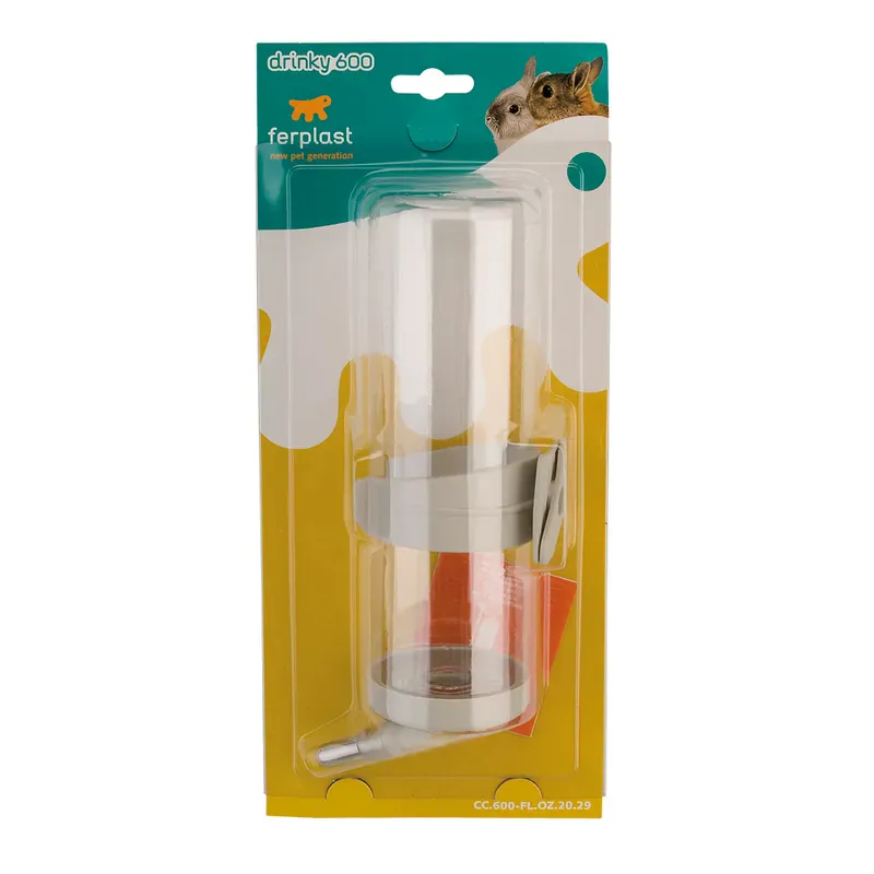 Vannflaske Drink 600ml 11x6.5x24.5cm
