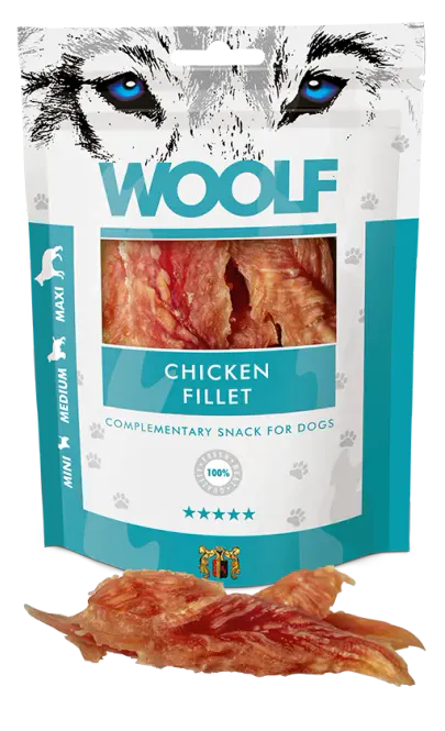Hovedbilde Woolf Godbiter Chicken fillet 100g