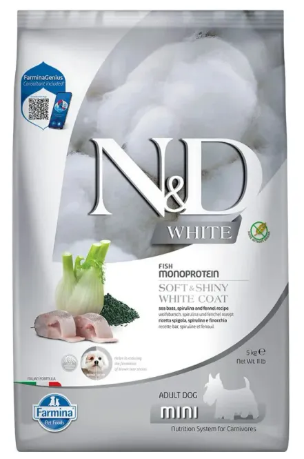 Hovedbilde FARMINA N&D Hundefor White Sea Bass mini 5kg