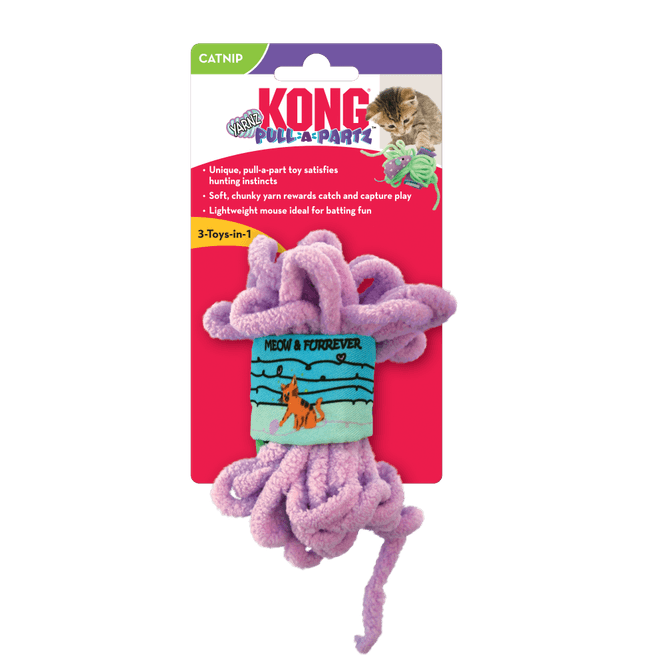 Hovedbilde Katteleke KONG Pull-A-Partz Yarnz