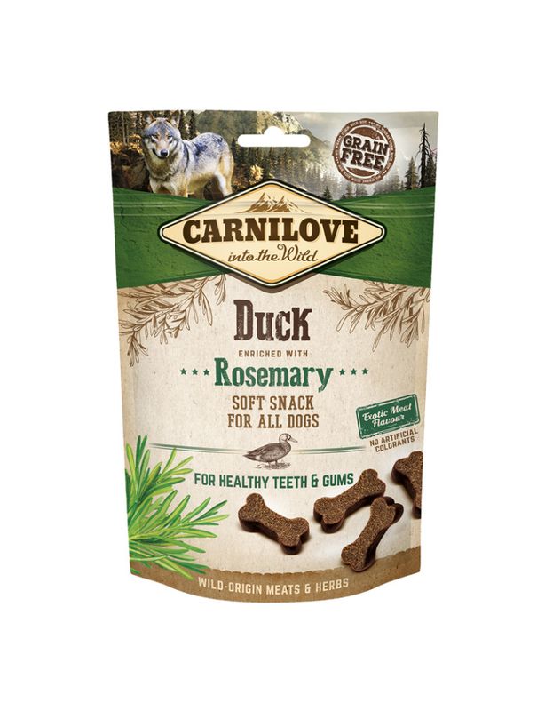 Carnilove Dog Semi Moist Snack Duck w/ Rosemary 200 g