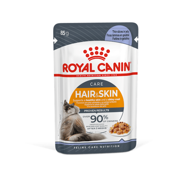 Hovedbilde Royal Canin Våtfor Hair & Skin Jelly 85g