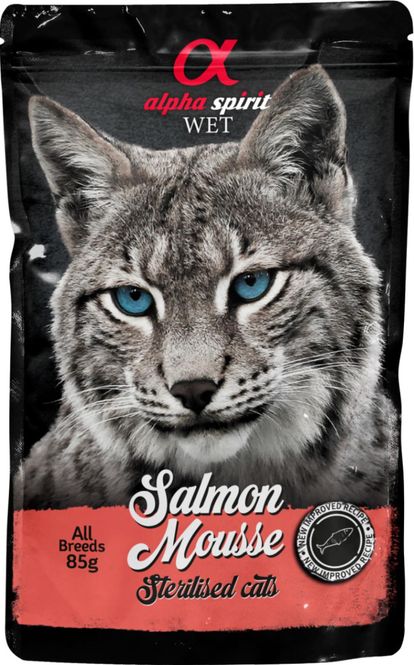 Hovedbilde AlphaSpirit Cat Pouch Salmon Mousse for ...