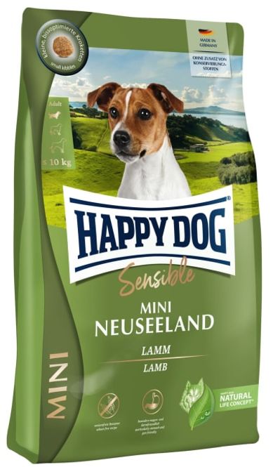 Hovedbilde Happy Dog Sensible Mini Neuseeland 800g M/Lam