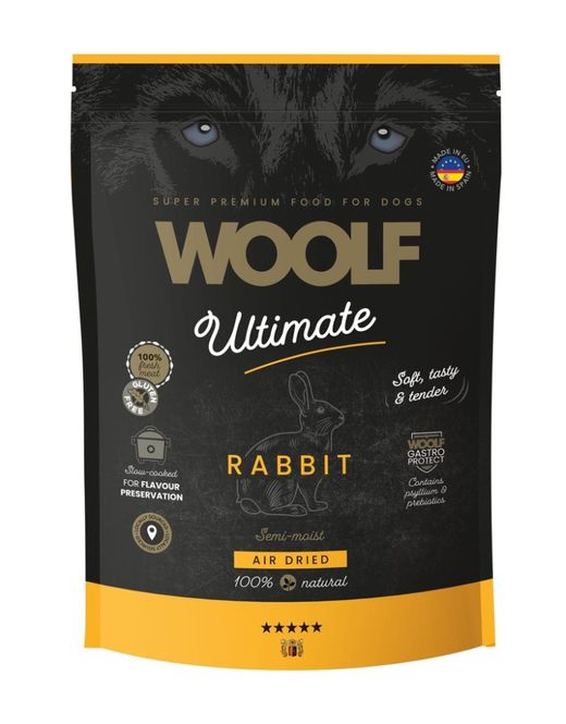 Hovedbilde WOOLF Ultimate Hundefôr Rabbit 1kg