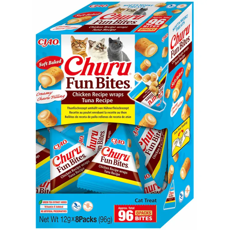 Churu Cat Fun Bites Tuna 8 stk