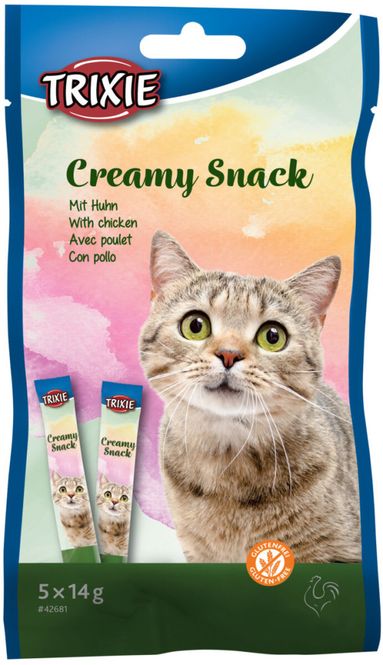 Hovedbilde Creamy Snack Katt M/Fugl 5stk