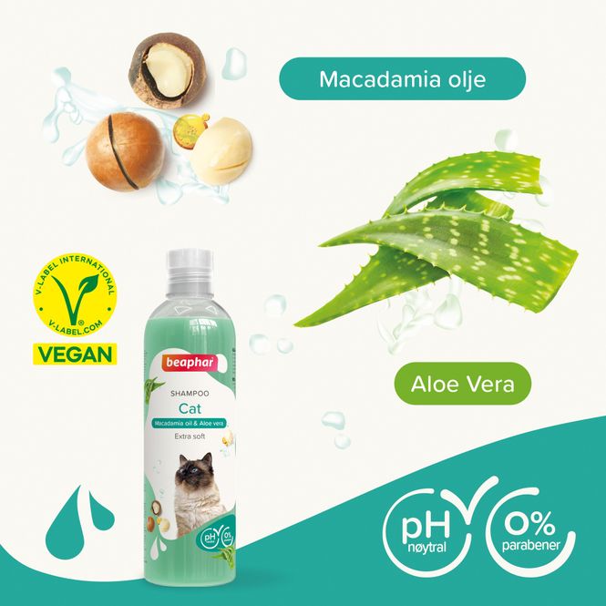 Hovedbilde Beaphar Sjampo katt 250ml