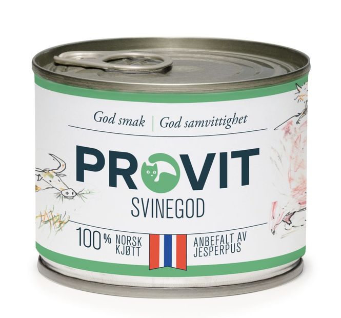 Hovedbilde PROVIT Boksemat Katt Svinegod 185g 