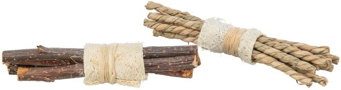 Hovedbilde Gnagerleke Loofah Toy 10x3cm 2 stk