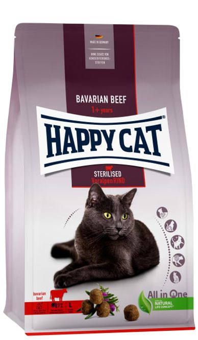 Hovedbilde Happy Cat Sterilisert Adult Oksekjøtt 4kg