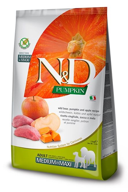 Hovedbilde FARMINA N&D Hundefor Villsvin og Eple Adult ...