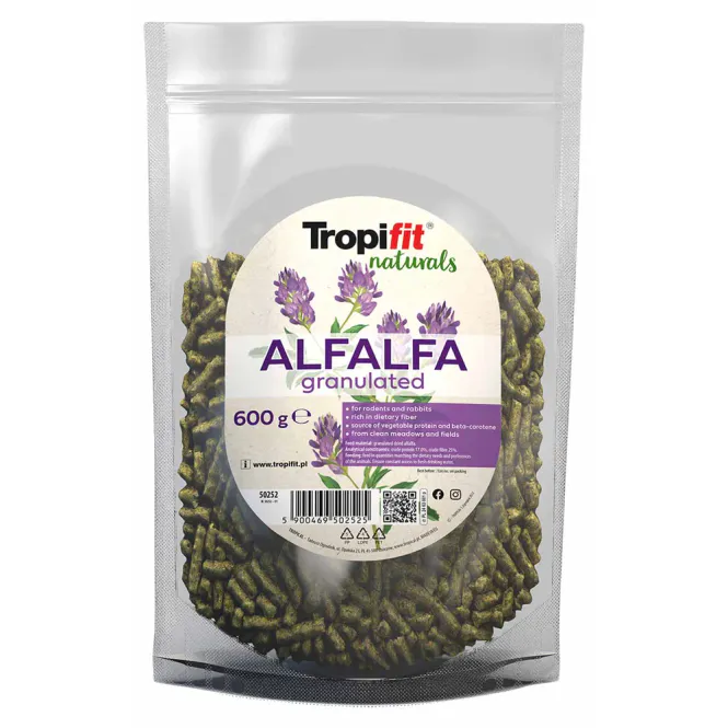 Hovedbilde Tropifit Naturals Alfalfa Granulat 600 g