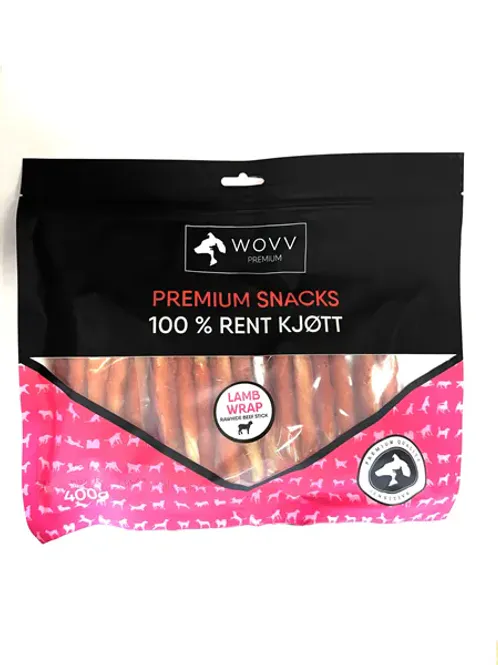Hovedbilde Wovv tyggepinner med lam 400g