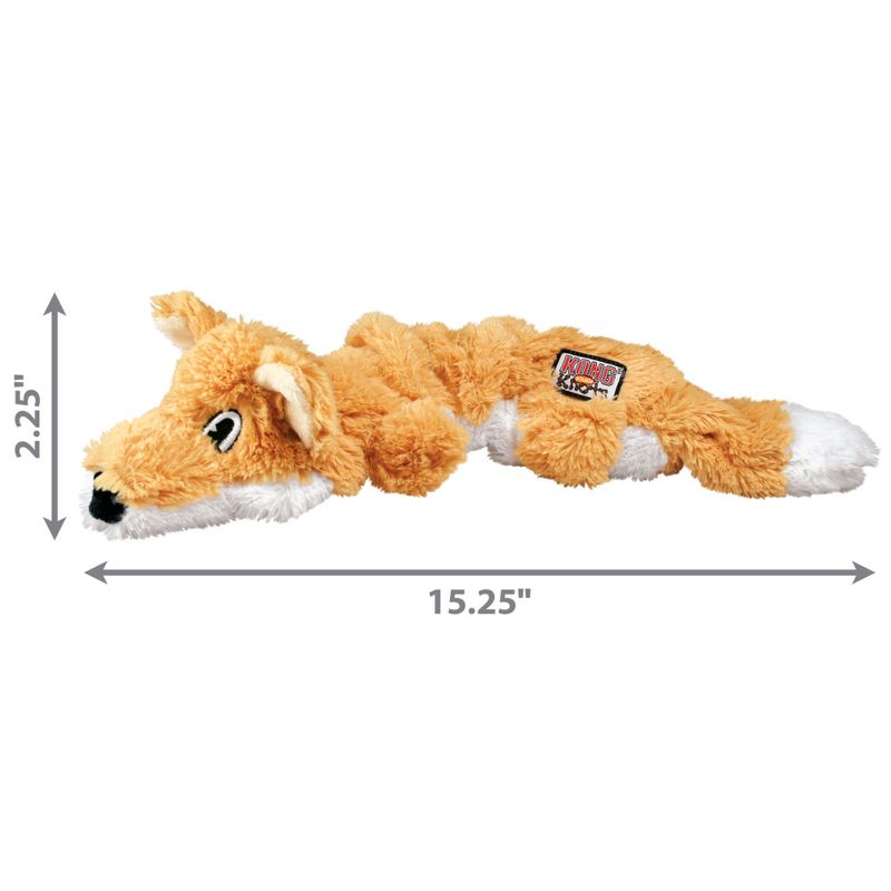 Hundeleke KONG Scrunch Knots Fox