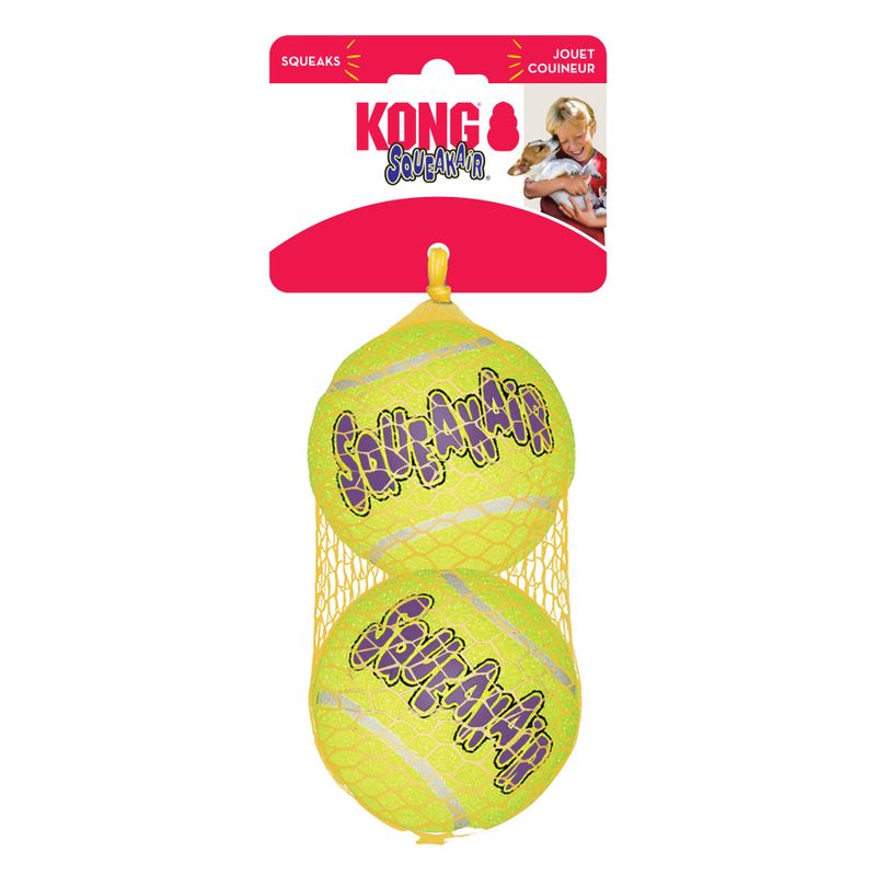 Hundeleke KONG AirDog SqueakAir Ball Multipack