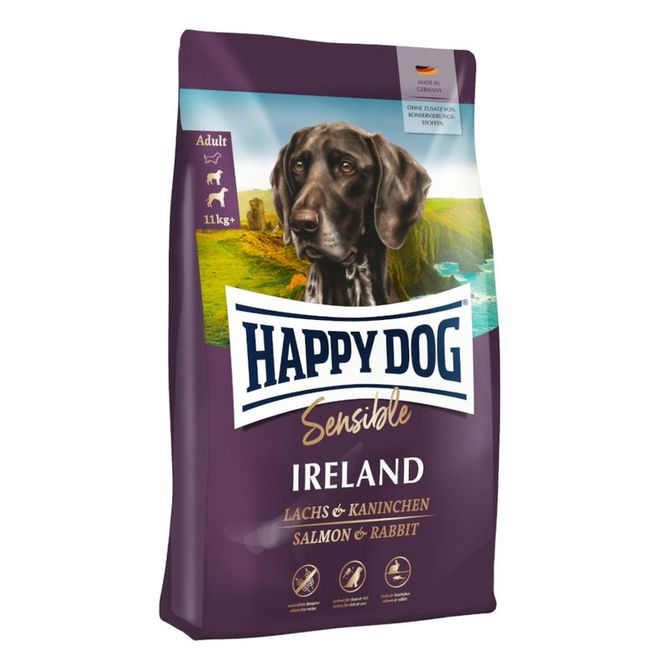 Hovedbilde Happy Dog Sensible Ireland 1Kg M/12% Laks & Kanin